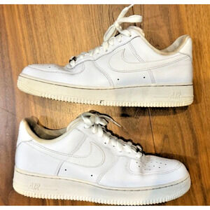 MENS Nike Air Force 1 Low '20 White White Sneakers (CW2288-111) Sz US 8
